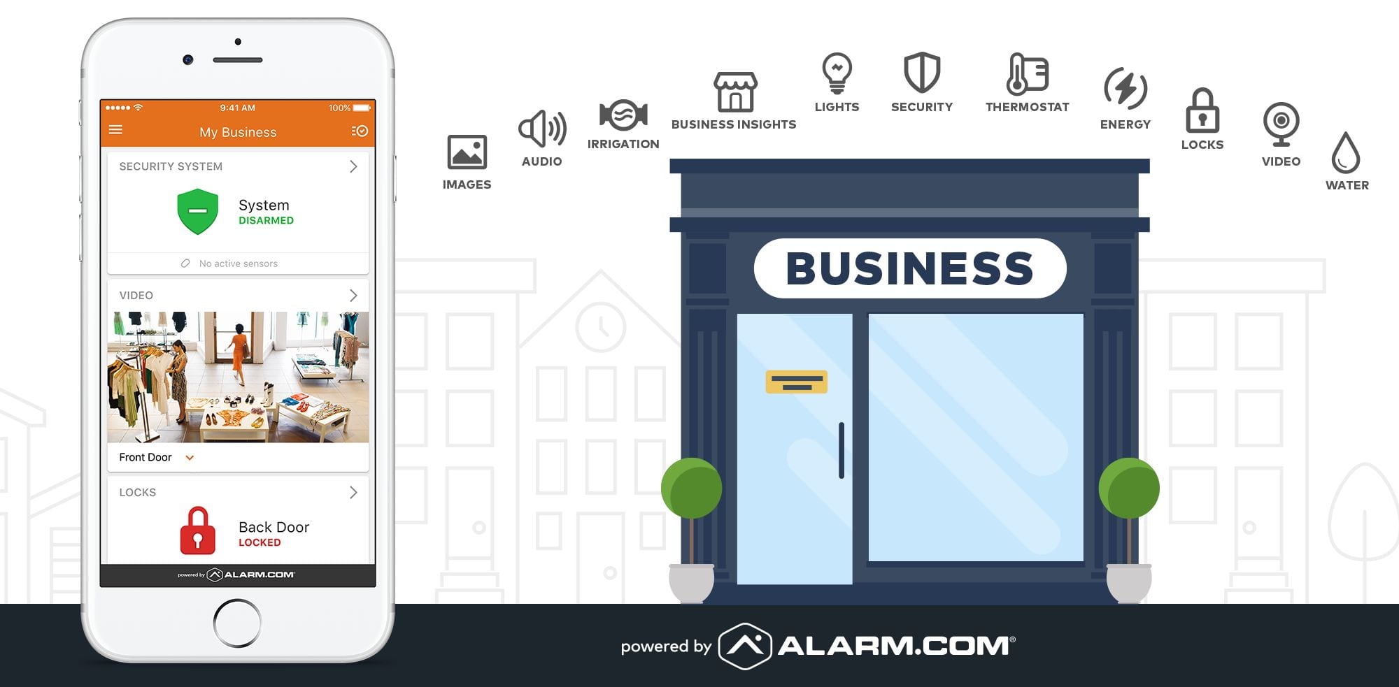 Smart Business Security Illustration